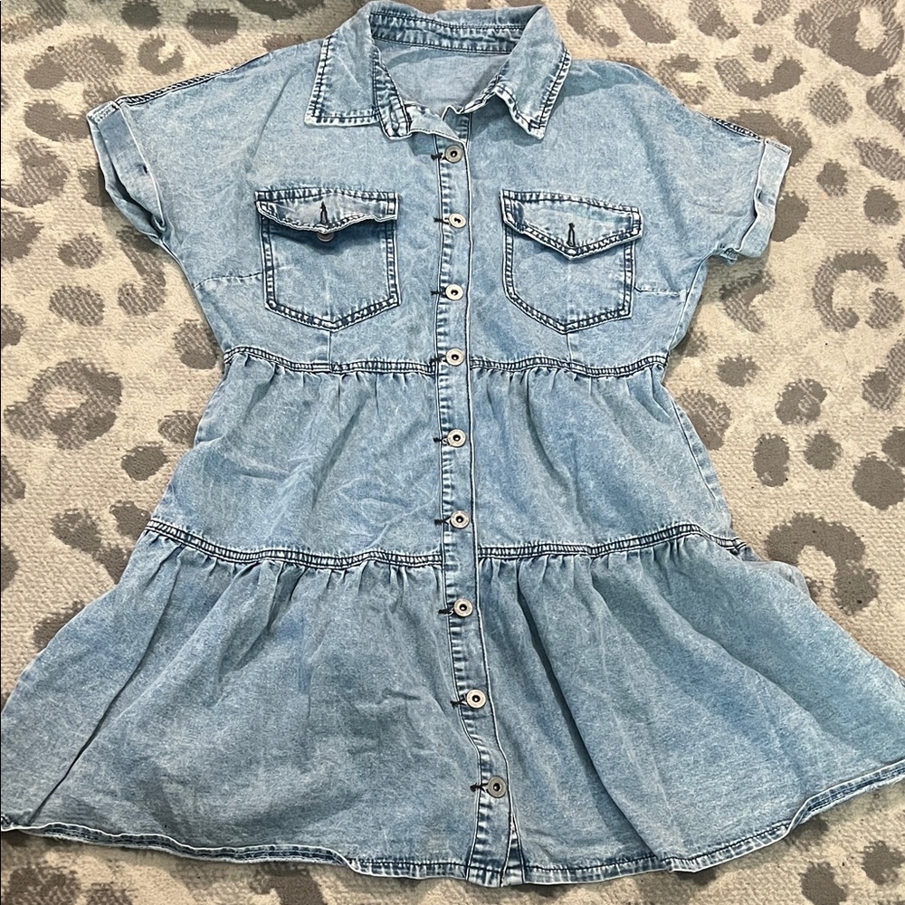 Stylish Blue Denim Dress